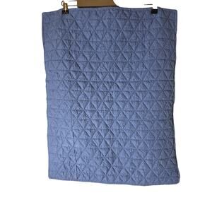LEVTEX HOME Blue Lightweight Soft Quilted STANDARD Pillow Shams Set of 2